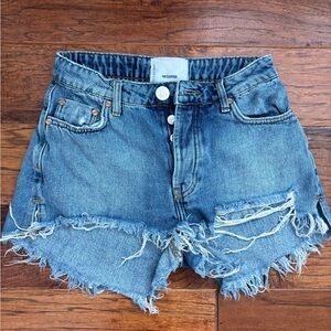 One Teaspoon Size 23 Blue Jean Shorts